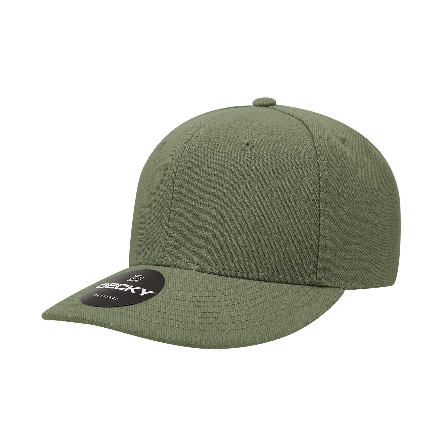 Decky 207 - Deluxe, Mid Pro Baseball Caps - 207: Black/Grey
