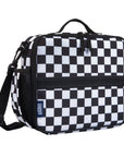 Black and White Checkered Eco Lunch Box