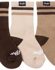 3-Pack Brown socks