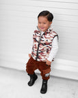Reversible Puffer Vest in Ranger (PREORDER)