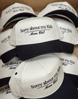 Sorry About My Kids. Vintage Trucker Hat