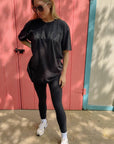 MAMA | tone on tone | puff | black: Large
