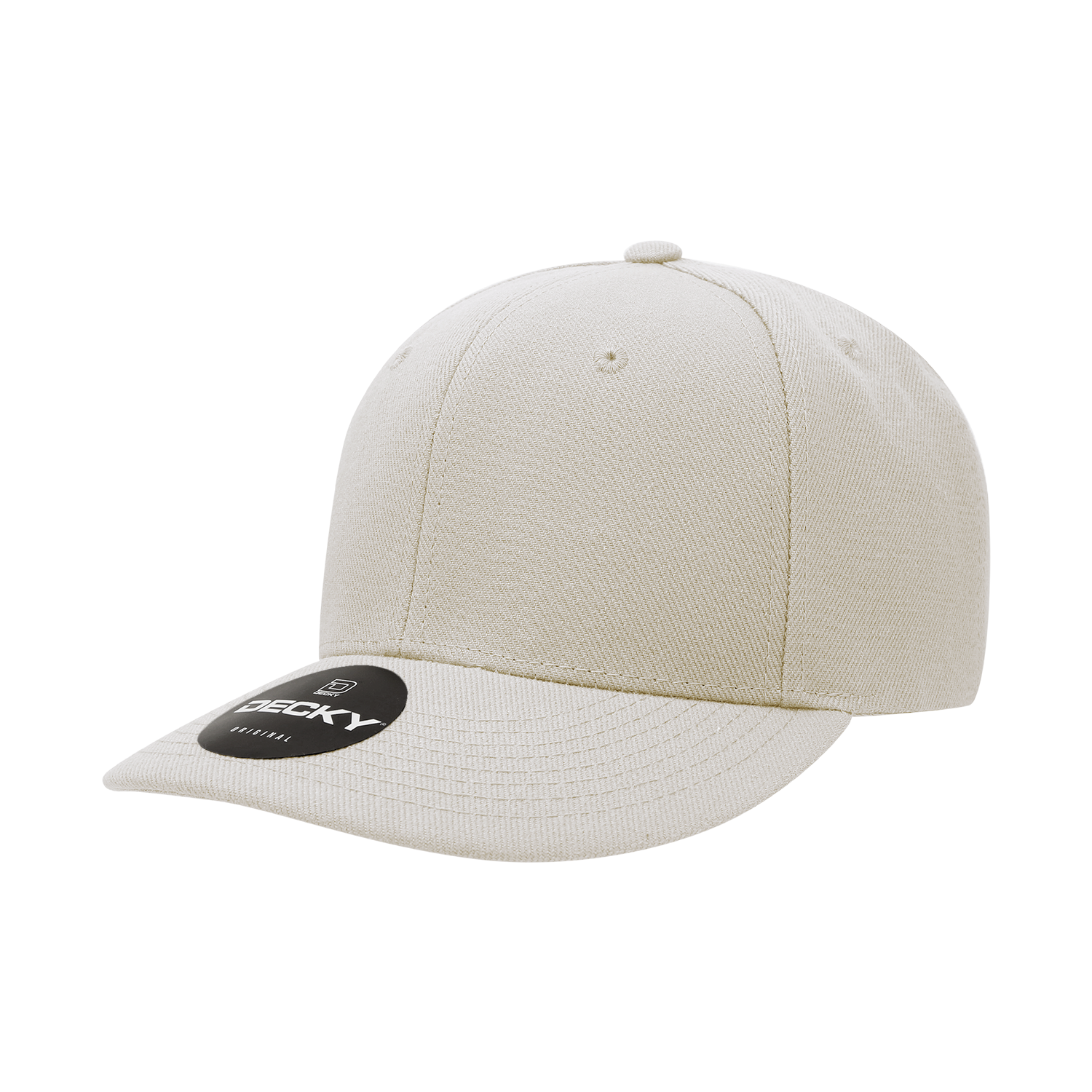 Decky 207 - Deluxe, Mid Pro Baseball Caps - 207: Black/Grey