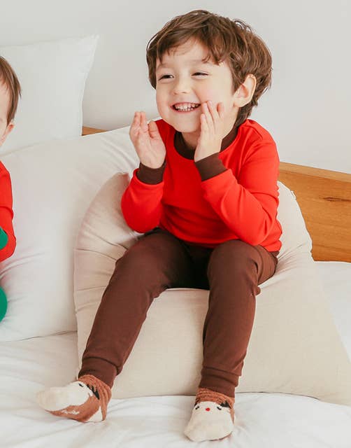 Daily Cotton Boys Girls Long Sleeve PJs