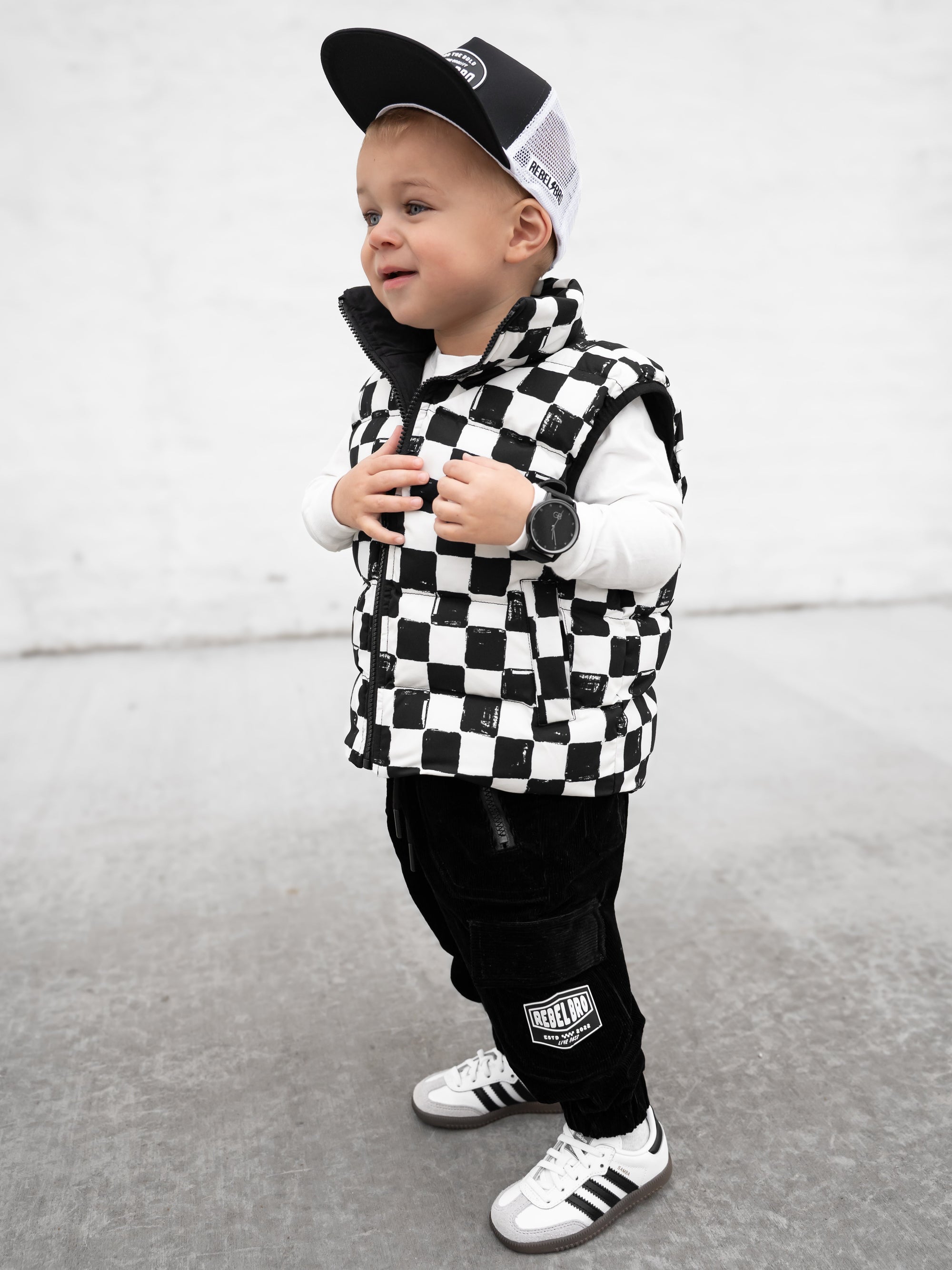 Reversible Puffer Vest in Vintage Venice (PREORDER)