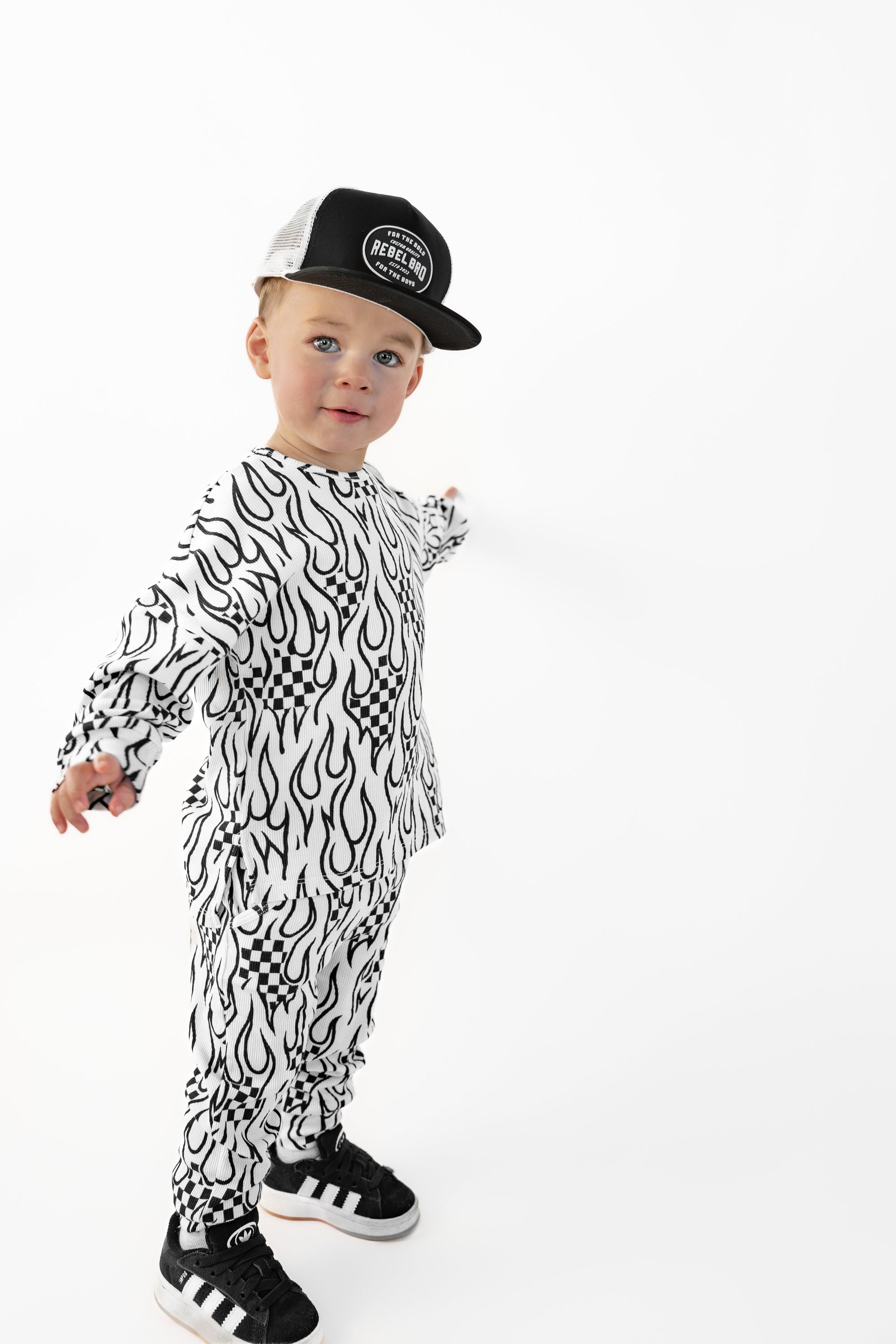 Organic Ribbed Set in Full Throttle