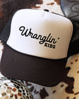 Wrangling' Kids Trucker Hat - Fall Western Trucker Hat