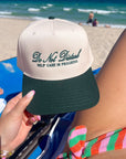 Do Not Disturb Self Care in Progress - Green Vintage Trucker Hat