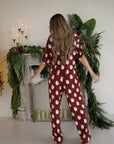 Women's Boxy Tee Lounge Set | Vintage Santa