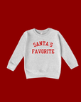 Santa's Favorite Varsity Sweatshirt