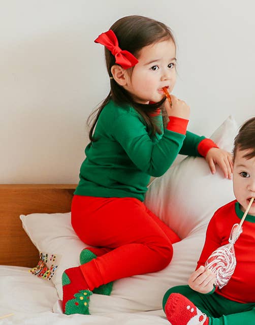 Daily Cotton Boys Girls Long Sleeve PJs