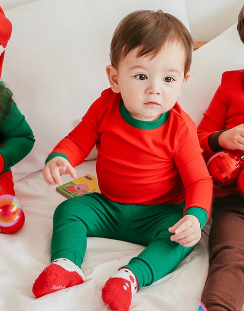 Daily Cotton Boys Girls Long Sleeve PJs