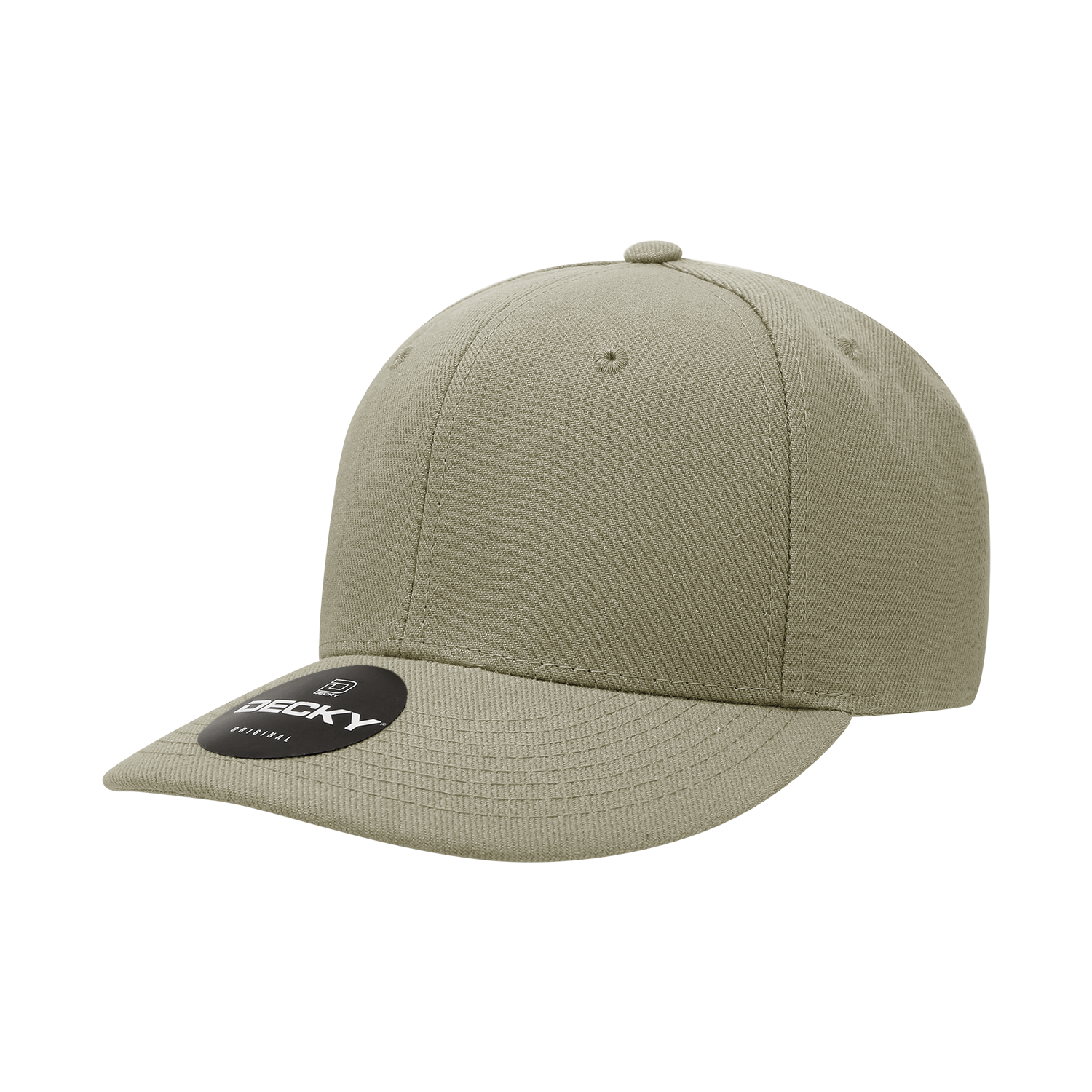 Decky 207 - Deluxe, Mid Pro Baseball Caps - 207: Black/Grey