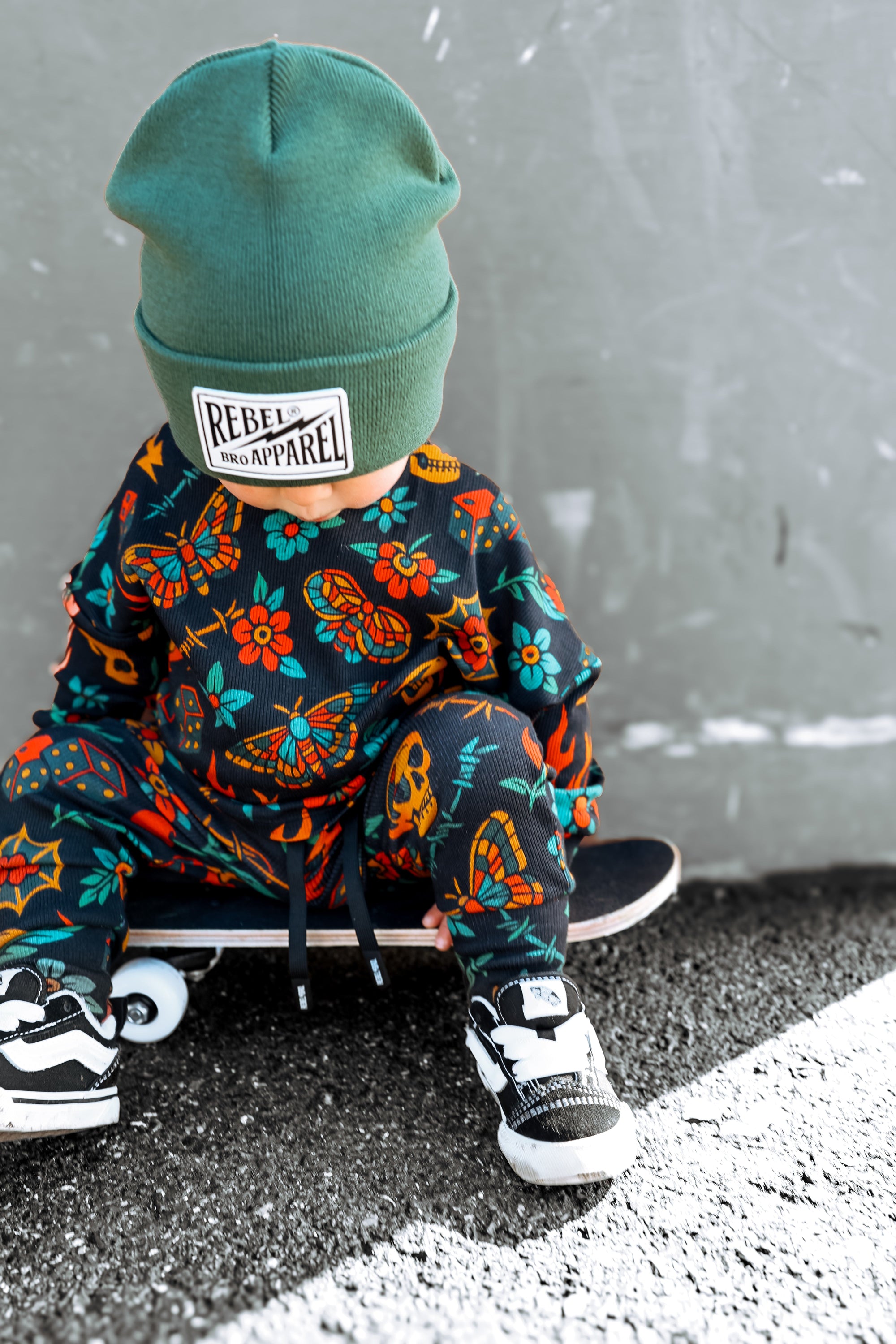 Organic Ribbed Set in Inkworks