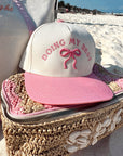 Doing My Best - Pink Vintage Trucker Hat