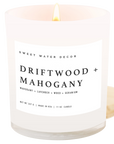 Driftwood and Mahogany 11 oz Soy Candle - Home Decor & Gifts
