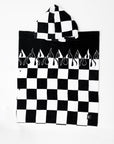 Checker Flame Hooded Towel