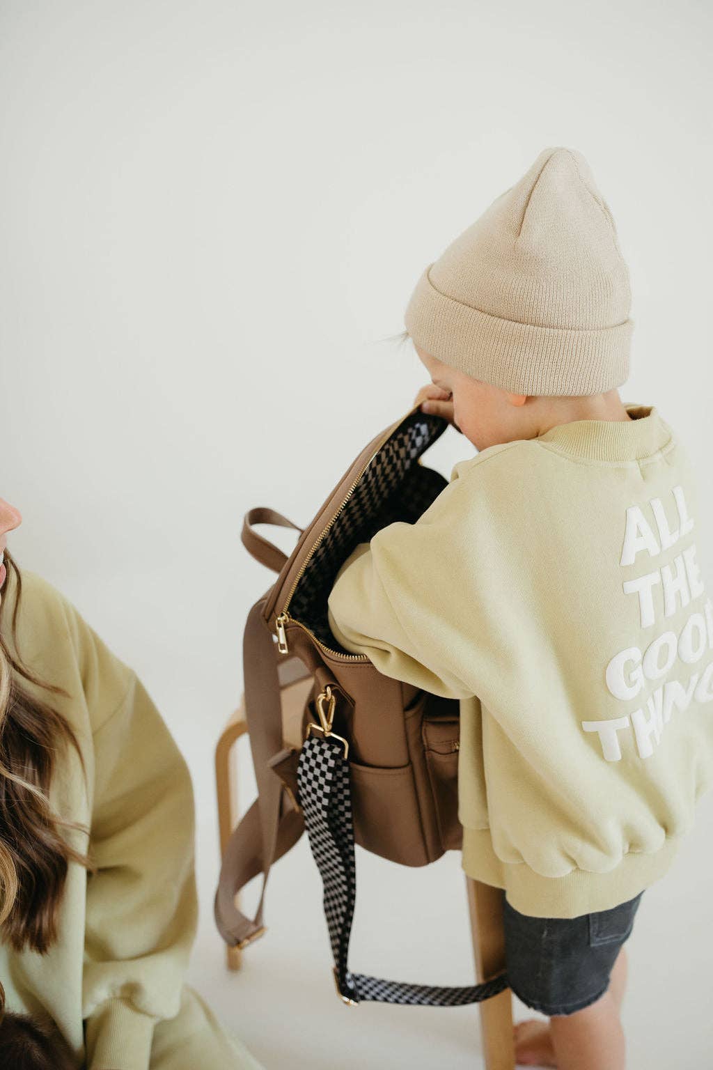 Ff Diaper Bag | Taupe