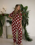 Women's Boxy Tee Lounge Set | Vintage Santa