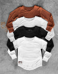 Long Sleeve Bamboo Tees (4 Pack)
