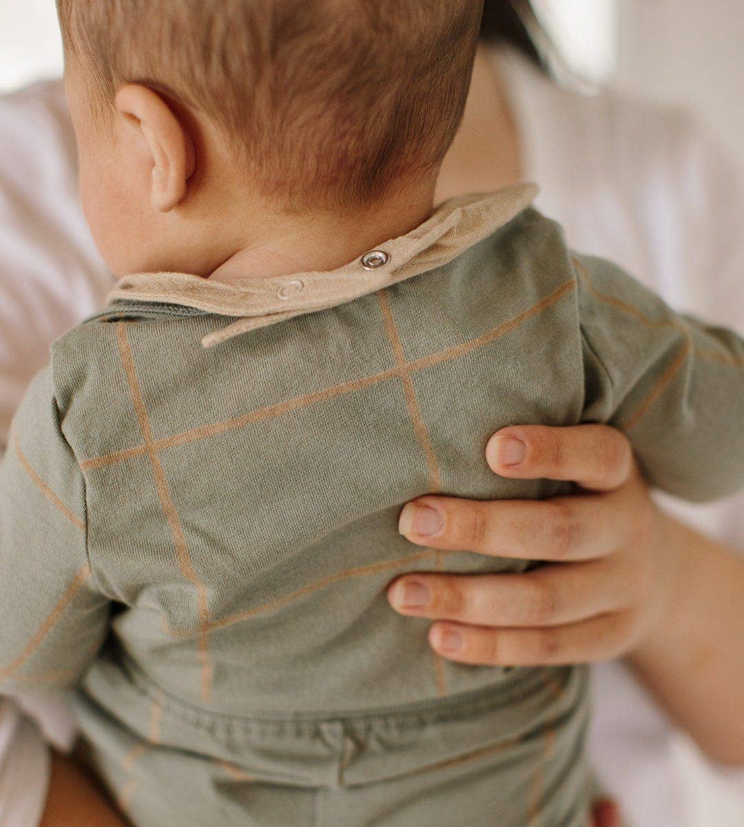 Organic Cotton Baby Bandana Bibs - Ash
