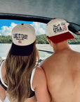 Lake it Easy - Navy Vintage Trucker Hat