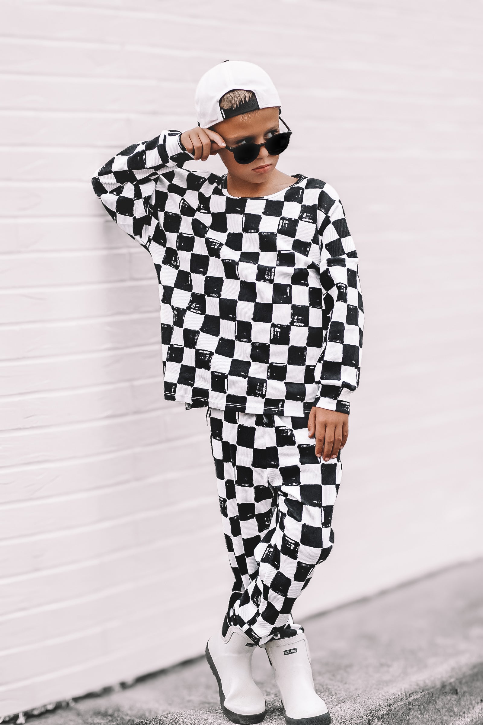 Organic Ribbed Set in Vintage Venice