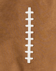 Acid Wash Football Toddler Sweatshirt Set