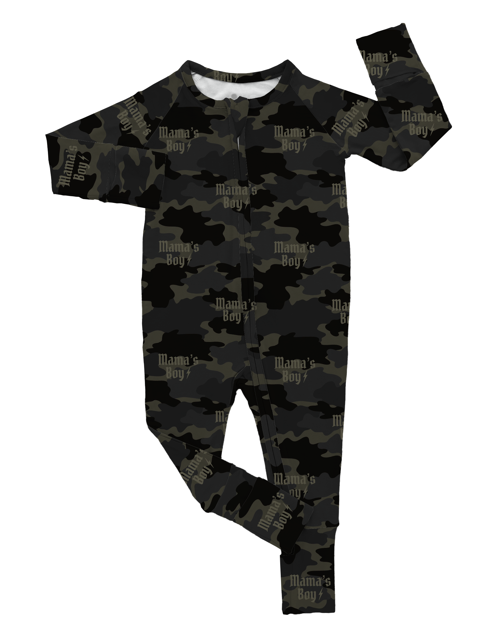 Camo Mama’s Boy | Bamboo Romper