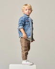 Cotton Twill Caro Jogger - Mushroom