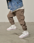Cotton Twill Caro Jogger - Mushroom