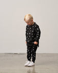 Lightning Bolt Jogger - Black