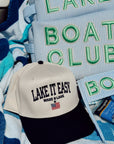 Lake it Easy - Navy Vintage Trucker Hat