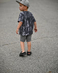 Toddler Camo Tee in Charcoal