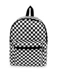 Checker Print Backpack