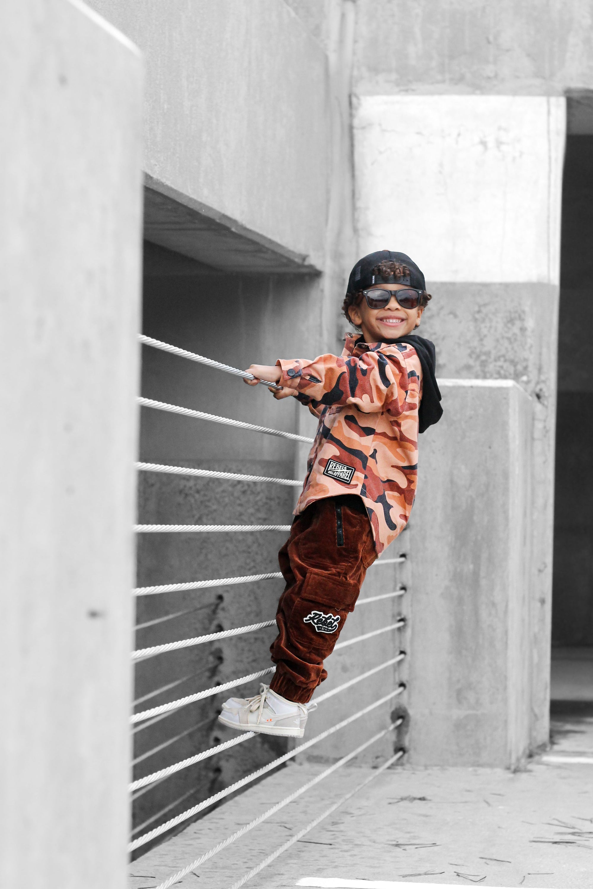 Hooded Flannel in Ranger Camo