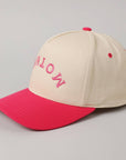 MOTHER Upside Down Lettering Embroidery Cap: Black / ONE SIZE