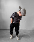 Toddler Camo Tee in Charcoal