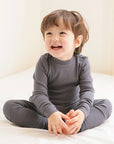 Ribbed Charcoal Pajamas