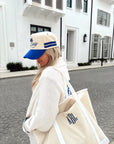 Booked and Busy - Royal Blue Vintage Trucker Hat