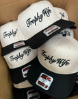 Trophy Wife - Black Vintage Trucker Hat