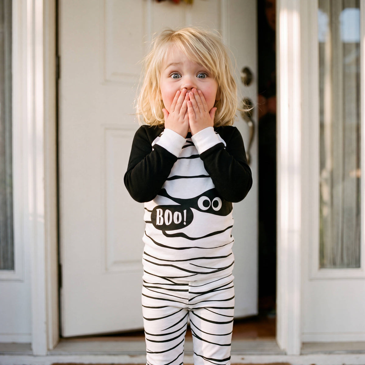 Mummy Halloween PJs || Glow in the Dark