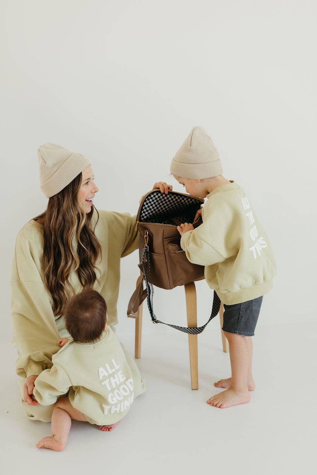 Ff Diaper Bag | Taupe