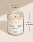 Weekend Soy Candle - Clear Jar - 9 oz