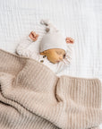Chenille Blanket - Oatmeal - Small & Large