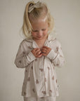 Girl's Bamboo Button Up Lounge Set | Gingersnap