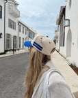 Booked and Busy - Royal Blue Vintage Trucker Hat