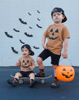 Orange and Black Check