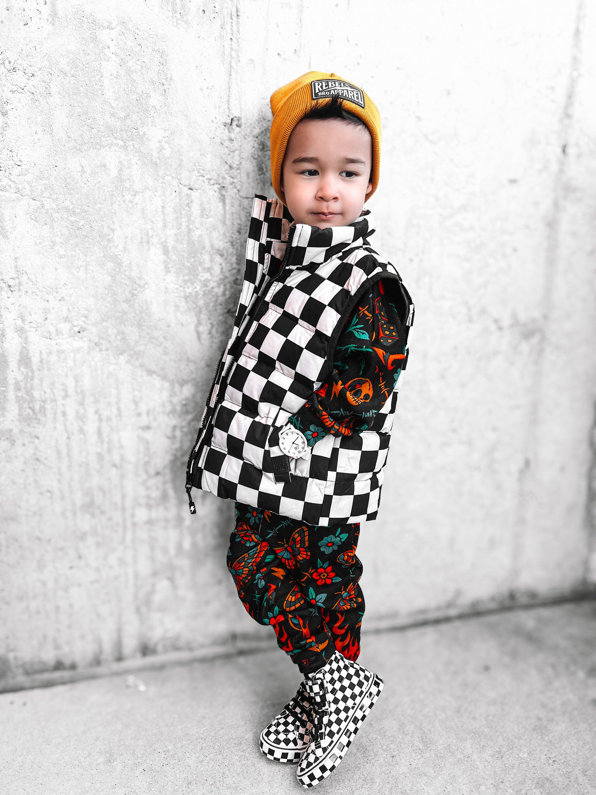 SK8TR Hi-Top in Venice (Checkered)