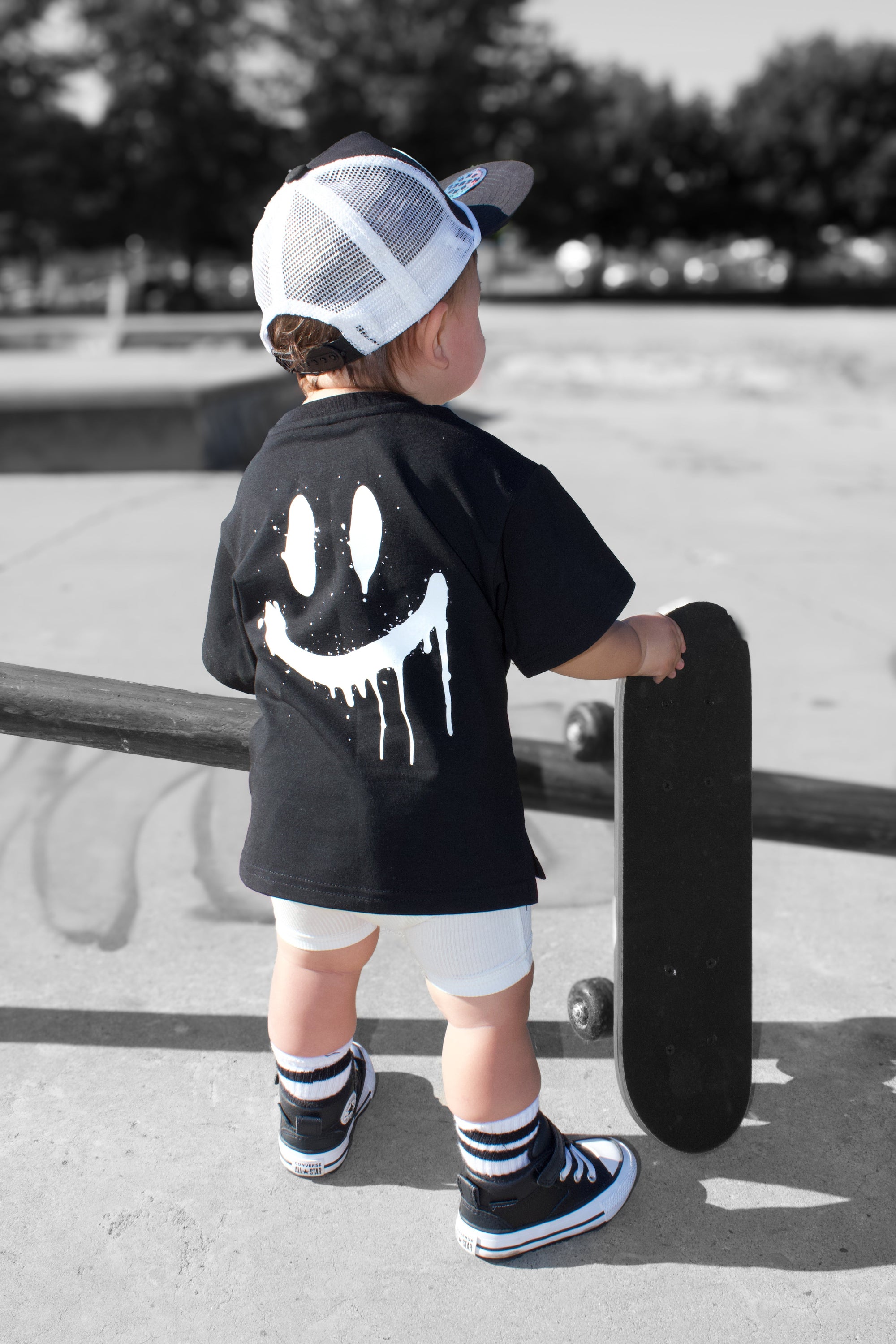 Bamboo Graphic Tee in Troublemaker